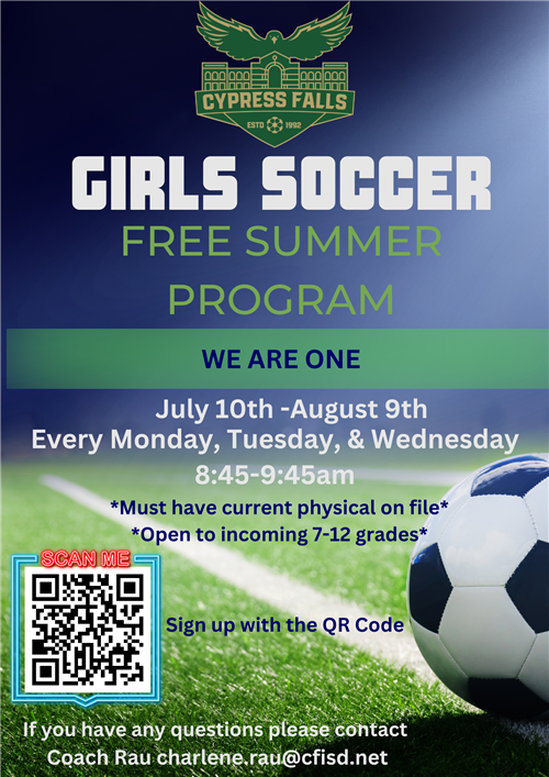 Girls Soccer Summer Program